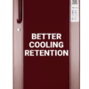 Haier 185 L 2 Star Direct Cool Single Door Refrigerator (2023 Model, HED-192RS-P, Red Steel)